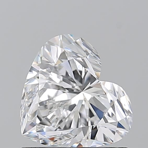 1.01 carat E-SI1 Natūralus Heart Deimantas (1)