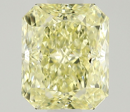 0.53 carat Fancy Light Yellow-VS1 Natūralus Radiant Deimantas (1)