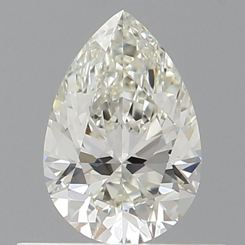 0.5 carat J-VVS1 Natūralus Pear Deimantas (1)