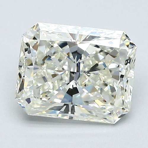 1.61 carat J-VVS1 Natūralus Radiant Deimantas (1)
