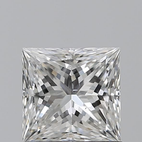 1.02 carat F-SI1 Natūralus Princess Deimantas (1)