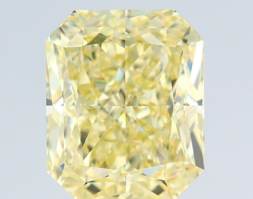 3.5 carat Fancy Yellow-VS1 Natūralus Radiant Deimantas (1)