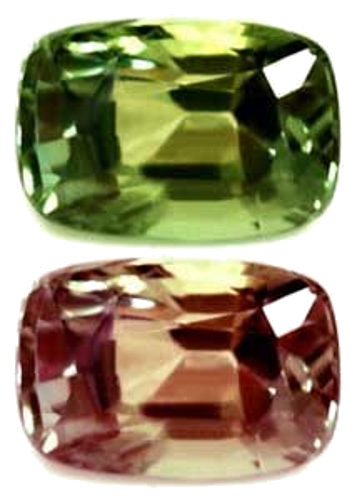 0.58 carat GREEN Cushion Alexandrite (1)