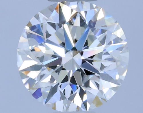 0.42 carat F-VVS1 Excellent cut Natūralus Round Deimantas (1)