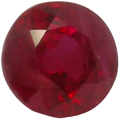0.64 carat RED Round Rubinas (1)