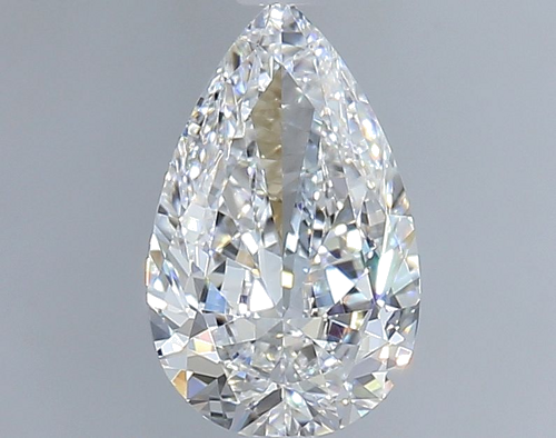 0.9 carat E-VVS2 Natūralus Pear Deimantas (1)