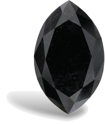 3.57 carat Fancy Black-VVS2 Natūralus Marquise Deimantas (1)