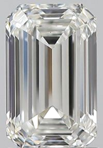 1.7 carat H-VS1 Natūralus Emerald Deimantas (1)