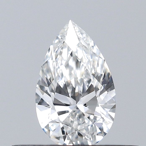 0.28 carat E-VS2 Natūralus Pear Deimantas (1)