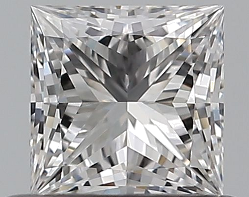 0.52 carat D-VVS2 Natūralus Princess Deimantas (1)