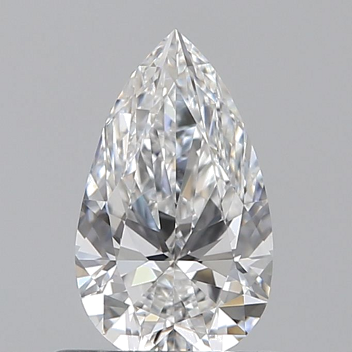 0.6 carat E-VS1 Natūralus Pear Deimantas (1)