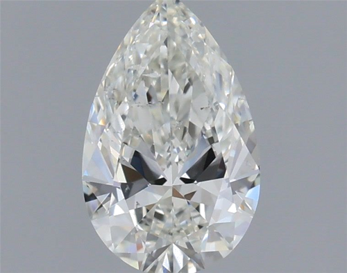 0.6 carat I-SI2 Natūralus Pear Deimantas (1)