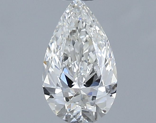 0.4 carat H-VS2 Natūralus Pear Deimantas (1)