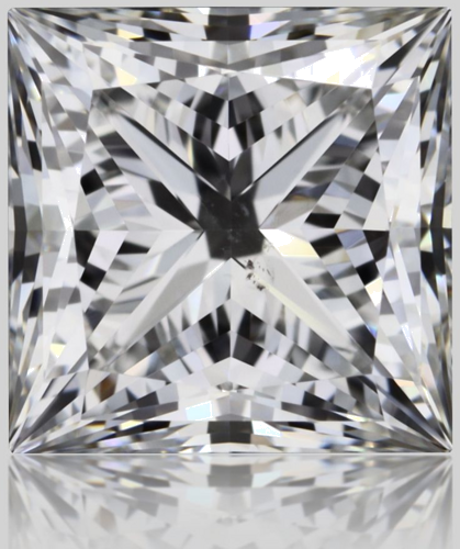 1.01 carat E-SI1 Natūralus Princess Deimantas (1)