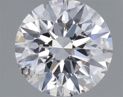 0.6 carat D-SI2 Excellent cut Natūralus Round Deimantas (1)