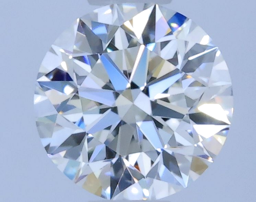 0.44 carat F-VVS1 Excellent cut Natūralus Round Deimantas (1)
