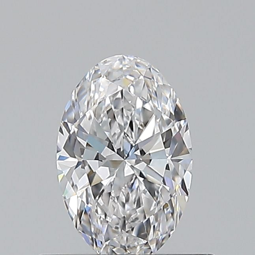 0.52 carat D-VVS2 Natūralus Oval Deimantas (1)