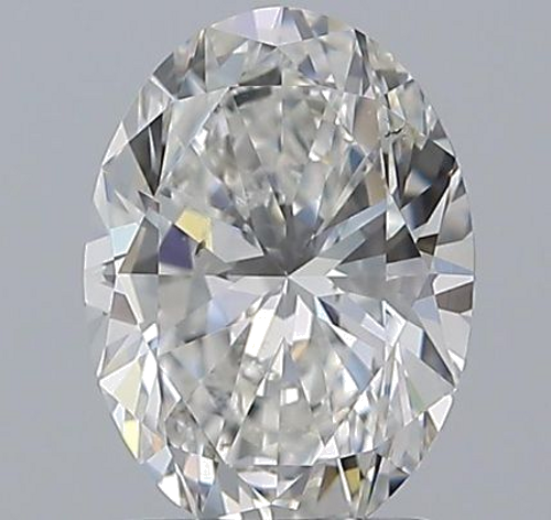 1.71 carat F-SI1 Natūralus Oval Deimantas (1)