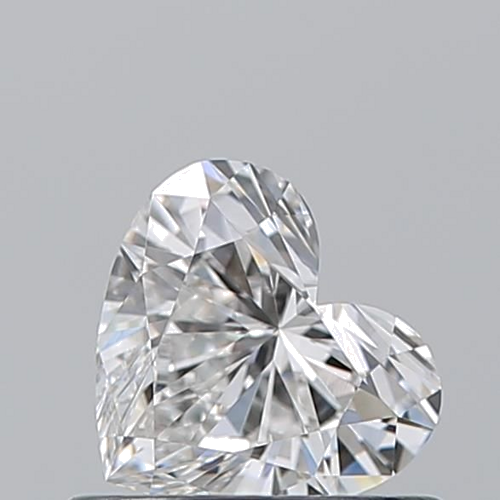0.52 carat F-VVS1 Natūralus Heart Deimantas (1)