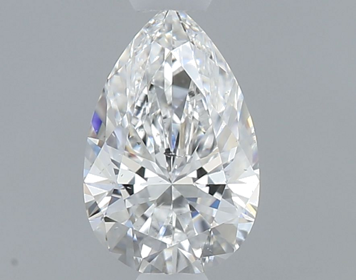 0.5 carat F-SI1 Natūralus Pear Deimantas (1)