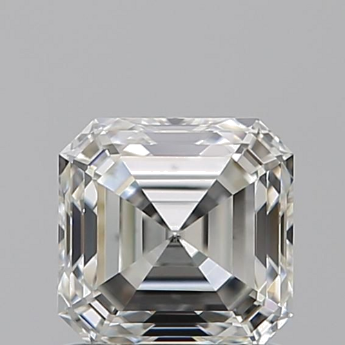 1.01 carat I-VS2 Natūralus Asscher Deimantas (1)