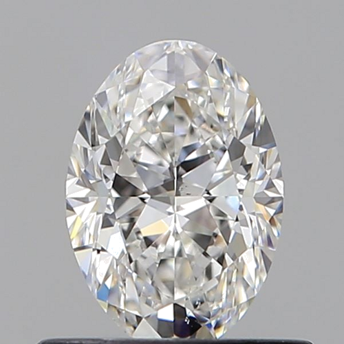 0.6 carat F-SI1 Natūralus Oval Deimantas (1)