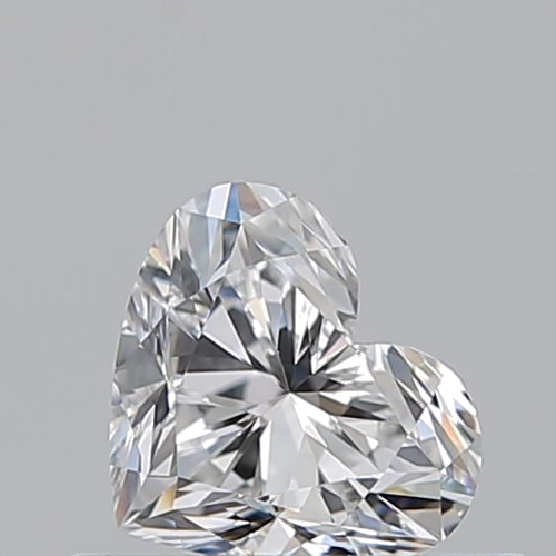 0.5 carat E-VVS1 Natūralus Heart Deimantas (1)