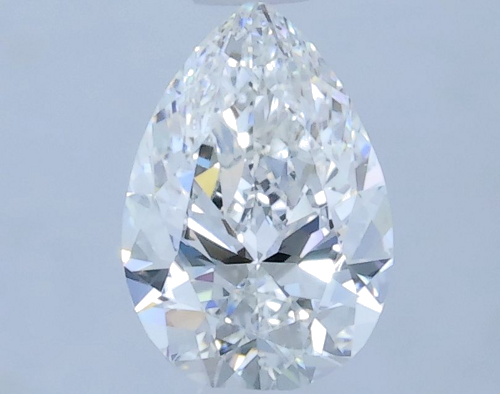 0.49 carat F-VS1 Natūralus Pear Deimantas (1)