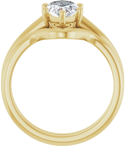 Sužadėtuvių Žiedas „Solitaire“ 14k yellow gold Marquise 12mm x 6mm (7)