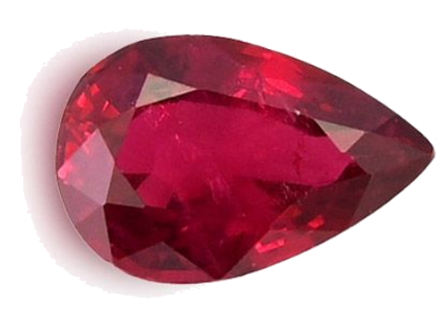 0.44 carat RED Pear Rubinas (1)