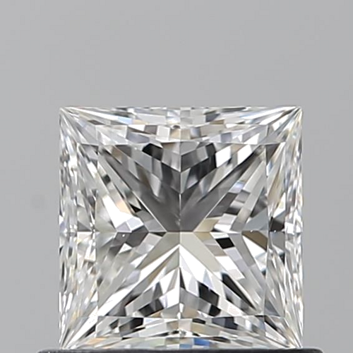 0.76 carat F-VS1 Natūralus Princess Deimantas (1)