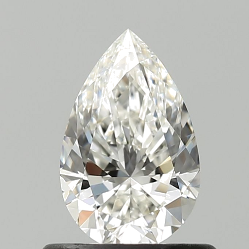 0.64 carat H-IF Natūralus Pear Deimantas (1)