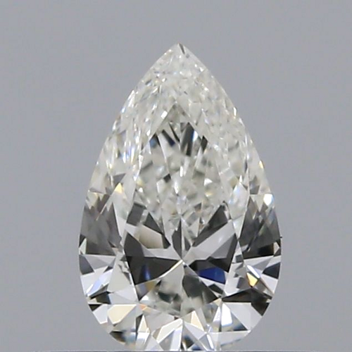 0.3 carat H-VVS2 Natūralus Pear Deimantas (1)
