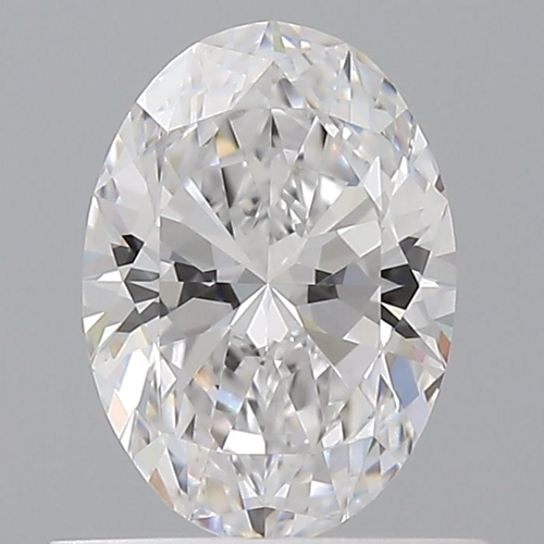 0.65 carat D-VVS2 Natūralus Oval Deimantas (1)