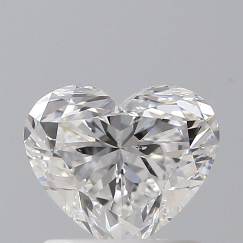 1.0 carat F-SI1 Natūralus Heart Deimantas (1)