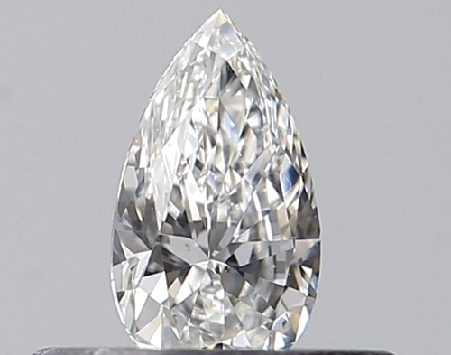 0.25 carat G-VVS2 Natūralus Pear Deimantas (1)