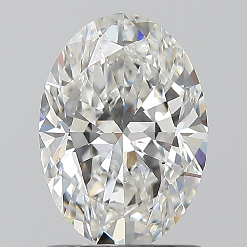 1.2 carat F-SI1 Natūralus Oval Deimantas (1)