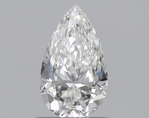 0.7 carat F-VS2 Natūralus Pear Deimantas (1)