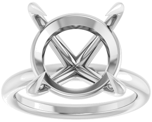 Sužadėtuvių Žiedas „Claw-Prong Solitaire“ 950 Platinos Round 14mm (3)