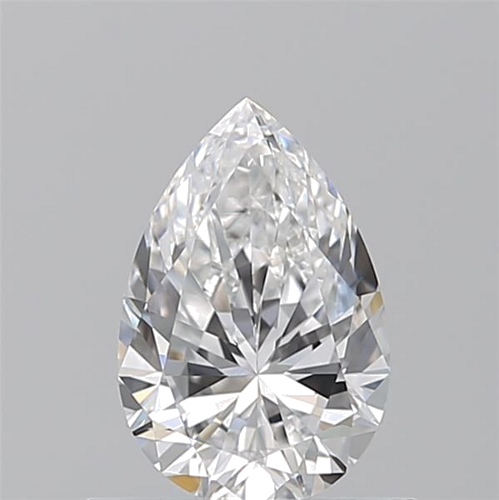 0.7 carat D-VS1 Natūralus Pear Deimantas (1)