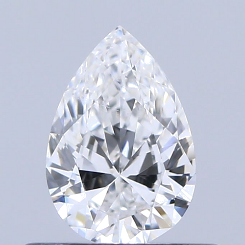 0.4 carat E-VVS1 Natūralus Pear Deimantas (1)