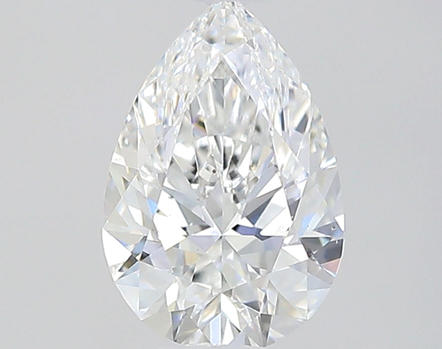 0.6 carat E-VS2 Natūralus Pear Deimantas (1)