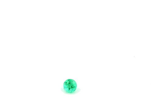 0.16 carat GREEN Round Smaragdas (1)