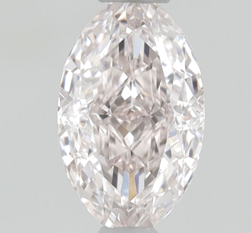 0.51 carat Light  Pink-VVS2 Natūralus Oval Deimantas (1)
