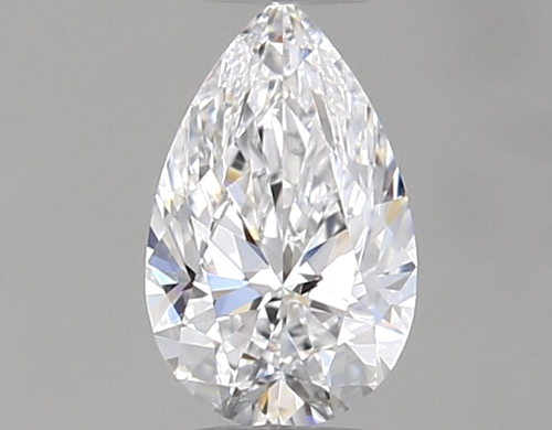 0.33 carat D-VVS1 Natūralus Pear Deimantas (1)