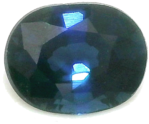 0.46 carat BLUE Oval Safyras (1)