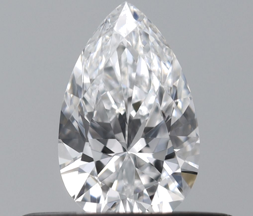 0.3 carat D-VVS1 Natūralus Pear Deimantas (1)