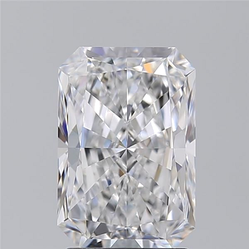 2.5 carat D-VVS1 Natūralus Radiant Deimantas (1)
