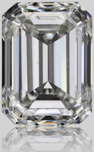 1.01 carat H-SI1 Natūralus Emerald Deimantas (1)