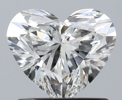 0.91 carat H-VVS1 Natūralus Heart Deimantas (1)